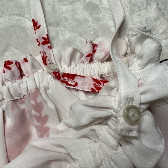 Tularosa Desert Moon Sleeveless Mini Dress in White Red Medallion Print NWT Med - Picture 8 of 16